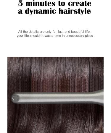 Professional 2 in 1 Hair Straightener & Curling Iron for Short Hair - 7MM Narrow Board Hair Curler & Beard Styler - Grey - Buy Online on GoSupps.com