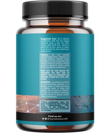 Brain Boosting Natural Supplement | Green Tea Extract and DMAE | 60 Capsules by Natures Craft - Buy Online on GoSupps.com