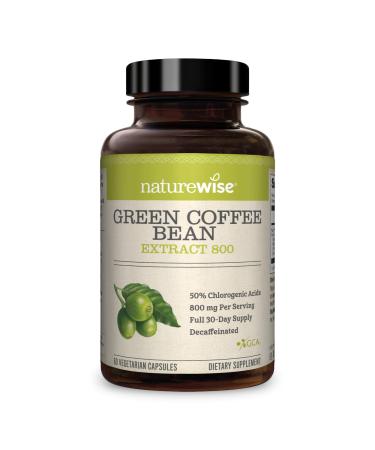 NatureWise Green Coffee Bean Extract 800 mg 60 Vegetarian Capsules