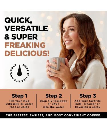 Javy Coffee Concentrate Bundle - Original + Mocha | Hot & Cold Brew Instant Coffee | 60X Caffeinated Shots - Medium Roast Arabica | Unsweetened & Sugar-Free | 2 Pack 12oz & 6oz - Buy Online on GoSupps.com