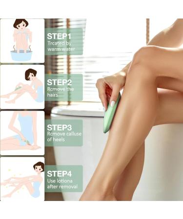 Bath Shower Srubber Kit Bath Shower Sponge Hair Eraser Washable Exfoliating Sponge Gentle Cleansing Hair Removal Bath Tool - Buy Online on GoSupps.com