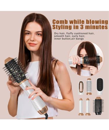 Ukliss 6-in-1 Air Styler Set - Ionic Hair Dryer & Styling Brushes for Smoothing Volume & Curls | Automatic Warm Air Brush - Buy Online on GoSupps.com