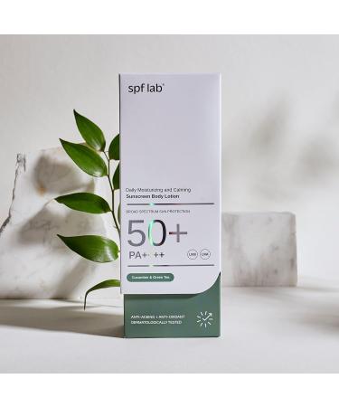Moisturizing and Soothing Body Sunscreen SPF 50+ PA++++ Cucumber and Green Tea Scent - Buy Online on GoSupps.com