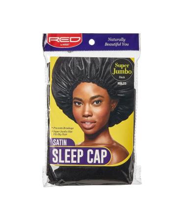 Red Satin Sleep Cap Black Super Jumbo - Buy Online on GoSupps.com