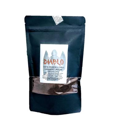 Caf moulu 100% Diablo Arabica avec Habanero Jaguar 250g