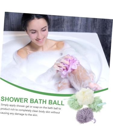 Ipetboom 5 Pcs Bath Towel Loofah & Sponge Set | Shower Ball & Body Scrubber for Ultimate Clean & Relaxation | International Shipping Available - Buy Online on GoSupps.com