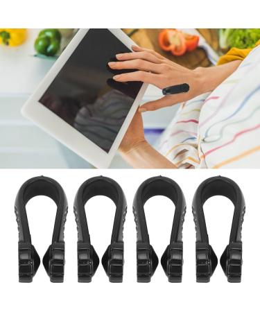 4 Pieces Flower Shape Acupressure Relaxation Clips - Portable Hand Pressure Point Tool (Black) for Stress Relief - Buy Online on GoSupps.com