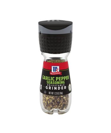 McCormick Garlic Pepper Seasoning Grinder, 1.23 oz