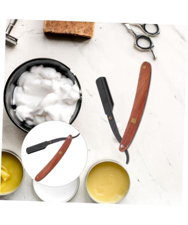 Beavorty Cutlery Holder Hand Razor for Men | Safe Metal Shaver & Wooden Knife Holder - International Shipping - Buy Online on GoSupps.com