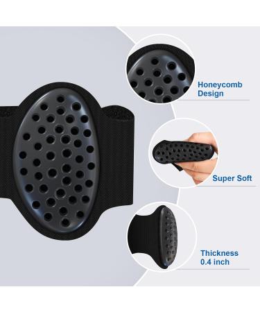 Upgraded Arch Support Brace | Adjustable Plantar Fasciitis Inserts with Honeycomb Padding | Pain Relief for High Arch & Flat Feet | Unisex (1 Pair) - Black - Buy Online on GoSupps.com