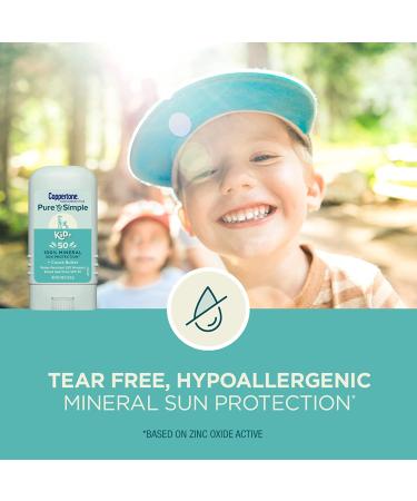 Coppertone Kids Sunscreen Spray SPF 50 + Stick SPF 50 Bundle | Zinc Oxide Mineral Formula | Pediatrician Recommended | 5.5 Oz Spray + 0.49 Oz Stick - Buy Online on GoSupps.com