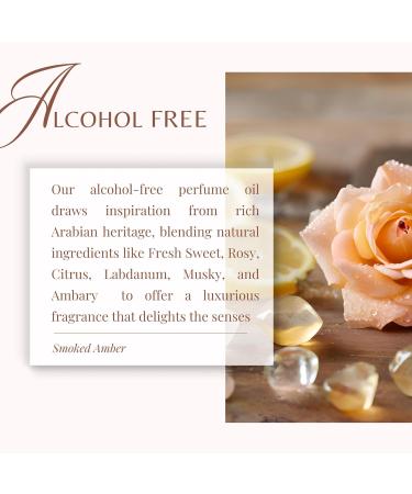 ARABIAN PERFUMES & OILS Smoked Amber Perfume Oil - Complex Intriguing Fragrance Oil for Men and Women - Travel Size Perfume 0.10 Fl. Oz. - Buy Online on GoSupps.com