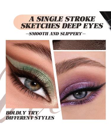 Waterproof Eyeliner Pencil | Waterproof Eyeliner in 6 Colors | Natural Eyeliner Pencils For Young Men Women and Adults Halloween Dating Stage Performance Party Holidays - Buy Online on GoSupps.com