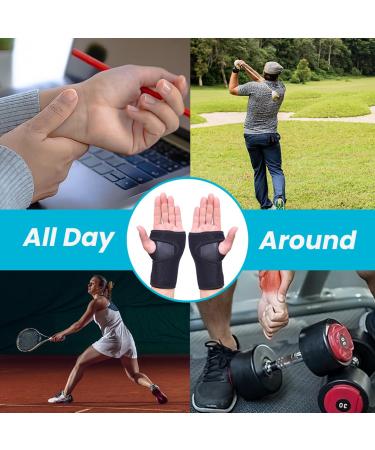 Hotcakes Wrist Support (Left) for Carpal Tunnel, Arthritis & Tendonitis - Breathable Neoprene Brace for Joint Pain Relief - Buy Online on GoSupps.com