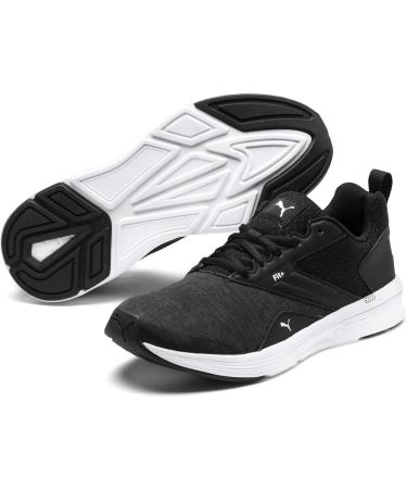 PUMA Unisex NRGY Comet Road Running Shoes - Puma Black-White Size 40 EU | International Shipping Available - Buy Online on GoSupps.com