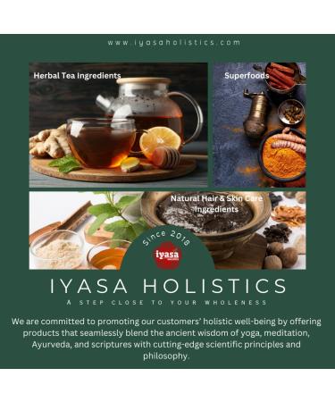 Iyasa Holistics Organic Triphala Powder Ayurveda Superfood Pack of 4 Ounce 113 Gram 4 Ounce (Pack of 1) - Buy Online on GoSupps.com