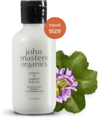 john masters organics Geranium and Grapefruit Body Lotion 60ml - Buy Online on GoSupps.com