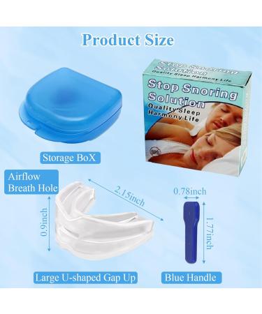 Bisienya Mouth Guard for Teeth Grinding and Clenching Anti Snore Anti Grinding Mouth Guard for Sleeping at Night with Storage box&Tray Reusable Teeth Grinding Guard to Prevent Bruxism for Adults Child - Buy Online on GoSupps.com