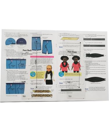 YICBOR Quilting Rulers and Templates - Quick-Trace Doll Fashions Wardrobe Basic Set - 5 Durable Plastic Patterns - Buy Online on GoSupps.com