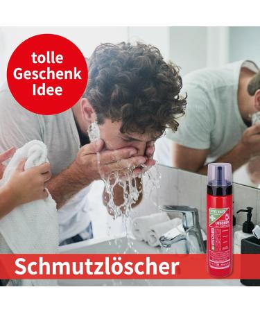 Accentra 3 in 1 Shower Gel & Shampoo DIRT EXTINGUISHER in a fire extinguisher style bottle 260 ml extinguishing foam for body hands and hair in a fire truck design - Buy Online on GoSupps.com