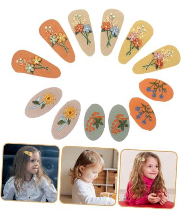 HAPINARY 6 Pairs Fabric Hairpin Hair Clips Cartoon Hair Clip Hairpin Girl Hair Accessory Little Girl Hair Clips Hair Accessories for Hair Barrettes Hair Pin Polyester - Buy Online on GoSupps.com