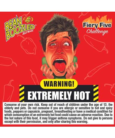 Jelly Belly Fiery Five & Bean Boozled Jelly Beans Pack 54g - Holidays & Christmas Candy - Vegan Candy Dairy Free Snacks Gluten Free Peanut-Free Candy Treat for Kids & Families Sweet Snack Alternative Kosher Candy - Buy Online on GoSupps.com