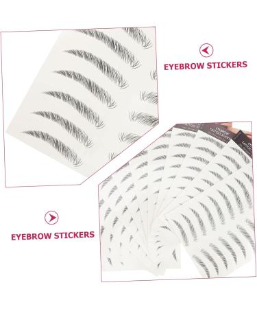 FOMIYES 36 Pcs Eyebrow Stickers Make up Kit Imitation Eyebrow -like Eyebrows Stickers 6d Post Pretty 1 count (Pack of 1) Blackx3pcs - Buy Online on GoSupps.com