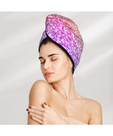 Colorful Microfiber Hair Towel Wrap - Super Absorbent Quick Dry Cap for Women & Thick Hair - Buy Online on GoSupps.com