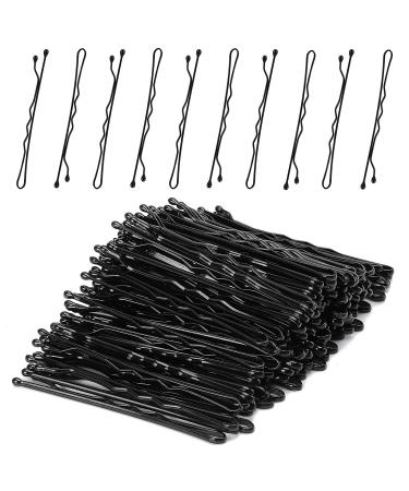 AnAsh Hair Pins 60 Pcs Bobby Pins for Women Hair Grips for Thick Thin Wavy Curly Long and Short Hair Perfect for daily Wearing Casual Party Travel & Weddings (Black)