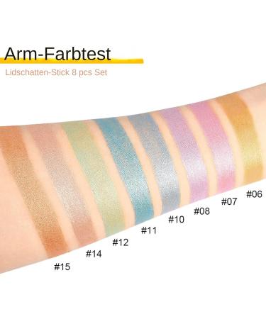  Generisch Cream eyeshadow pencil set Blendable eye pencil applicators with a silky subtle sheen smudge-proof highlighter sticks for flawless application - Buy Online on GoSupps.com
