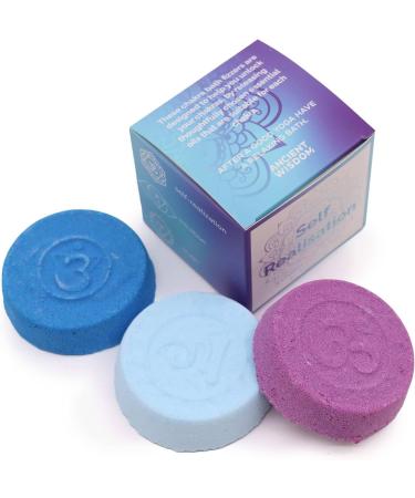 Ancient Wisdom Holistic Chakra Bath Fizz Gift Set - Unlock and harmonize vital energy centers with sparkling infused essential oils for self-realization concentration and - Buy Online on GoSupps.com