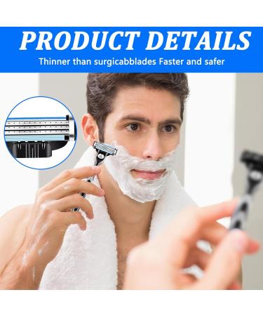 IJHYGD 24 PCs Mach 3 Razor Blades Compatible - Includes 2 Cleaning Brushes for a Superior Shaving Experience - Buy Online on GoSupps.com
