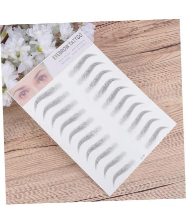  Mipcase Mipcase Artificial Eyebrow Hair Transfer Stickers Safe Eyebrow Stencils - Buy Online on GoSupps.com