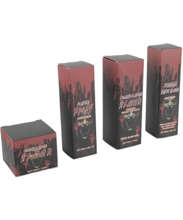  FILFEEL 4-piece makeup kit with spray-on coagulated gel for cosplay costumes pranks washable safe and with special effects. - Buy Online on GoSupps.com