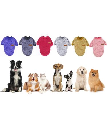 Mosucoirl Winter Dog Sweater - Comfortable Fleece Sweater for Small & Medium Dogs | Stylish Navy Blue Pet Clothing for Cats & Dogs - Buy Online on GoSupps.com