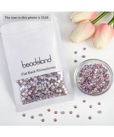 Beadsland 1440 Pieces SS20 Light Pink Flat Back Rhinestones for Nails - High-Quality Nail Crystals - Buy Online on GoSupps.com