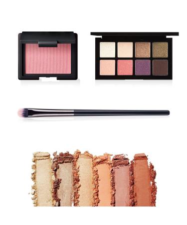 Premium TEXAMO Medium Eyeshadow Smudge Brush - Soft Makeup Brush for Precision Eye Application | International Shipping Available - Buy Online on GoSupps.com