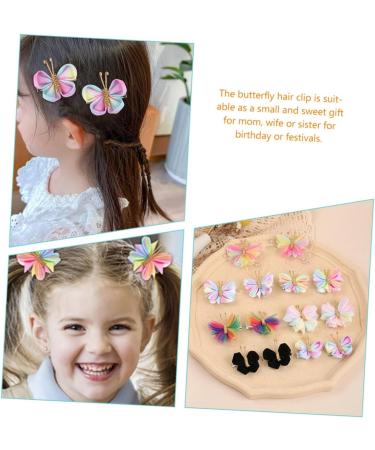 Beaupretty 21 Pairs Mesh Butterfly Hair Accessories Hair Pin Hair Barrettes Hair Clip Hair Accessories Double Ball Hair Ties Hair Accessory Hair Decoration Butterfly Barrettes - Buy Online on GoSupps.com