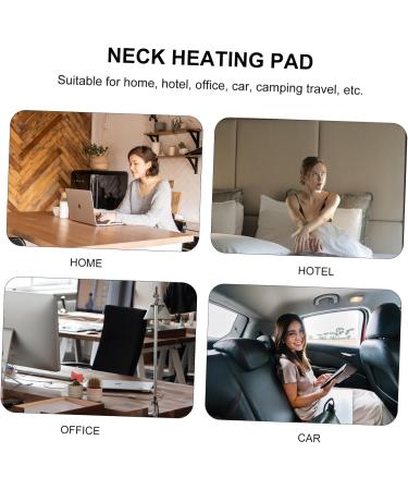 ULTECHNOVO Neck Pad Kit - 2 Pcs Neck Support Pillow & Moxa Heating Pad for Cervical Spine Relief - Buy Online on GoSupps.com