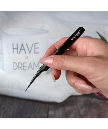 Premium Beauty Tweezers Set | Eyelash Extensions Nail Design Accessories & Case - International Shipping - Buy Online on GoSupps.com