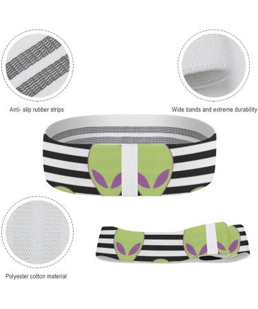 Alien Head & Eyes Resistance Bands - Non-Slip Yoga Straps for Booty & Legs | Ideal for Workouts & Physical Therapy - Buy Online on GoSupps.com