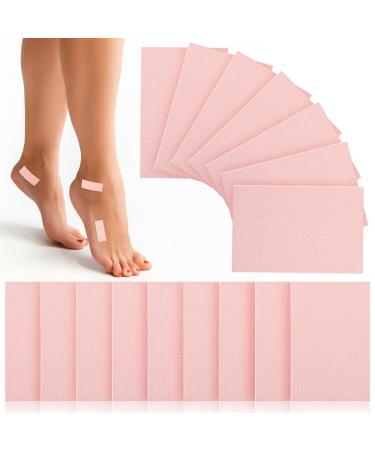 Greoer 12 Pieces Moleskin Tape Moleskin Adhesive Pads Shoe Moleskin Padding Blister Prevention Tape Blister Prevention Blister Pads for Boots Hiking Reduce Friction Pain Light Brown