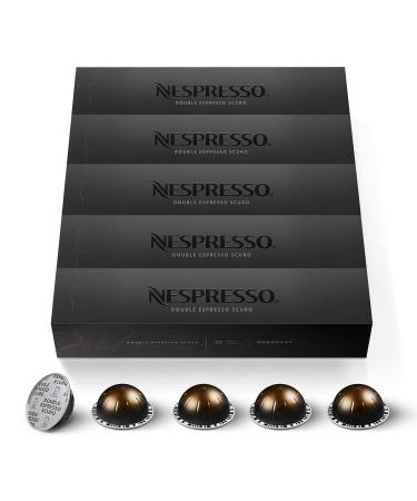 Nespresso Nespresso Vertuo 50 Scuro Coffee Capsules Intensity 11 For Double Espresso 80 ml (5 packs of 10)
