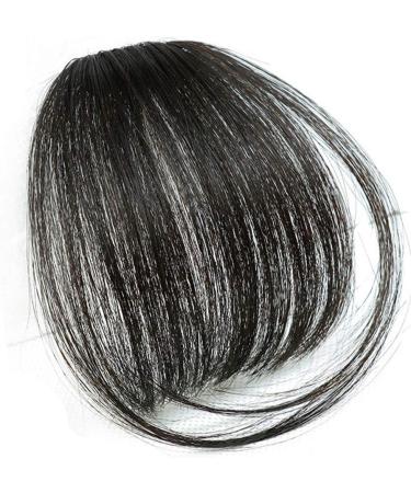 Glamza Clip In Fringe - Black Sideburns Bangs Hairpiece Topper - Buy Online on GoSupps.com