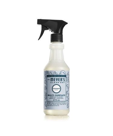 Mrs. Meyer's Clean Day Multi-Surface Cleaner Spray All-Purpose Cleaner Solution for Countertops Floors Walls and More Snowdrop Scent 473 ml Spray Bottle