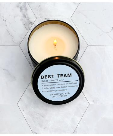 Team Employee Appreciation Gift | 6 Bulk Candles Set | Thank You Gifts for Coworkers Nurses Teachers & Volunteers - Best Team - Buy Online on GoSupps.com