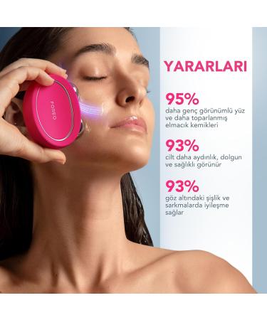 FOREO Total Firm Bundle - BEAR 2 Advanced Facial Toning Device + SUPERCHARGED SERUM 2.0 30 ml + SUPERCHARGED HA+PGA Triple Action Intense Moisturizer 15 ml - Skin Care Tools - Fuchsia - Buy Online on GoSupps.com