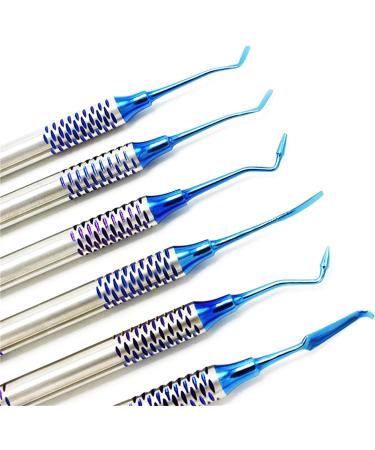 Lmeili 6pcs Dental Composite Filling Instruments Set - Restoration & Contouring Tools | Thick Grip Dental Tools for Professional Use - Buy Online on GoSupps.com