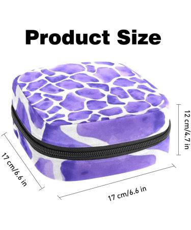 MUOOUM Women's Bond Storage Pocket - Black Whirlpool Stripe SWIRL Menstrual Cup & Bandage Pad Organizer for Teens | Portable Feminine Care Bag - Buy Online on GoSupps.com