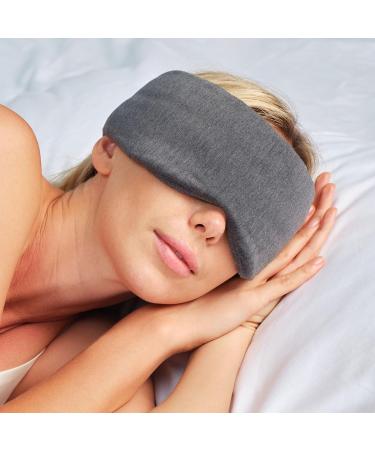 SKG Restore Sleep Mask - 100% Blackout Eye Cover for Men & Women | Essential Travel Accessory | Large Size for Optimal Comfort | Ideal for Sleep Travel Work Shifts & Gifts - Buy Online on GoSupps.com